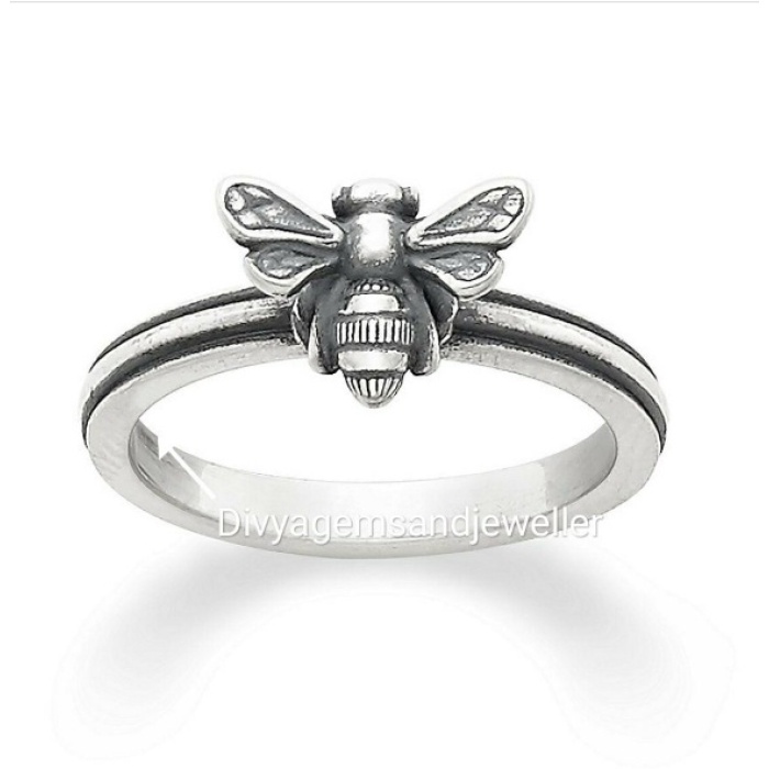 Bee Ring, Bee Spinner Ring, Fidget Ring, Meditation Ring, Anxiety Rings, Forest Ring, Anxiety Ring Bee, anxiety spinner ring, stacking rings | Save 33% - Rajasthan Living 6