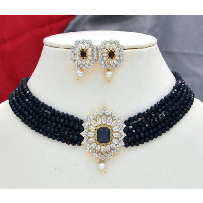 Kundan Choker/Restocked Choker Necklace /Rosegold Indian Choker/cz Choker/Indian Wedding Jewelry/Sabyasachi Necklace /Delicate Necklace | Save 33% - Rajasthan Living 7