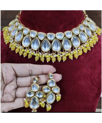 Heavy Meenakari Jadau Kundan Handmade Kundan Bridal Choker Set, Tanjore Semiprecious Stone Kundan Necklace, Customizable Indian Jewelry Set | Save 33% - Rajasthan Living