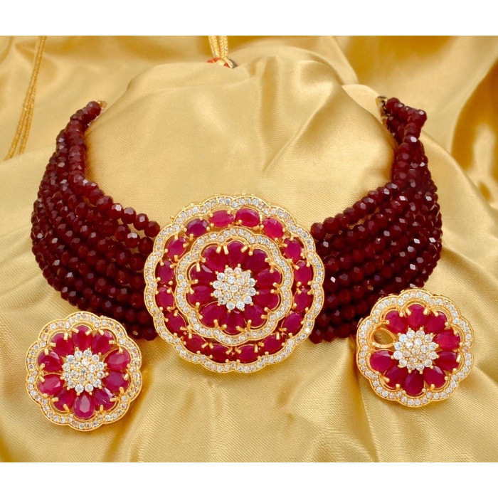 Kundan Choker/restocked Choker Necklace /rosegold Indian Choker/cz Choker/indian Wedding Jewelry/sabyasachi Necklace /delicate Necklace | Save 33% - Rajasthan Living 5