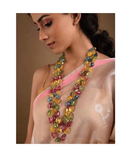 Multi Colour Stone Necklace for Girls and Women | Save 33% - Rajasthan Living