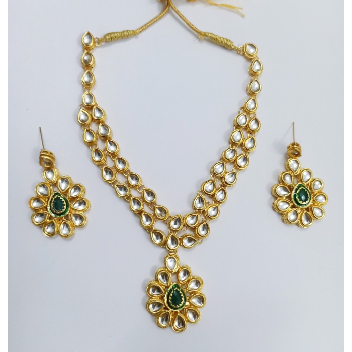 Indian Bridal Jewelry Set, Bridal Necklace and Earring Set, Crystal Statement Necklace, Kundan Jewelry Set, Bollywood Jewelry Set – Kundan | Save 33% - Rajasthan Living 8