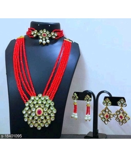 Classic Kundan Meena Necklace Set With Matching Choker, Kundan Meena Work, Indian Jewellery, Indian Choker, Indian Necklace, Indian Tranding | Save 33% - Rajasthan Living 7