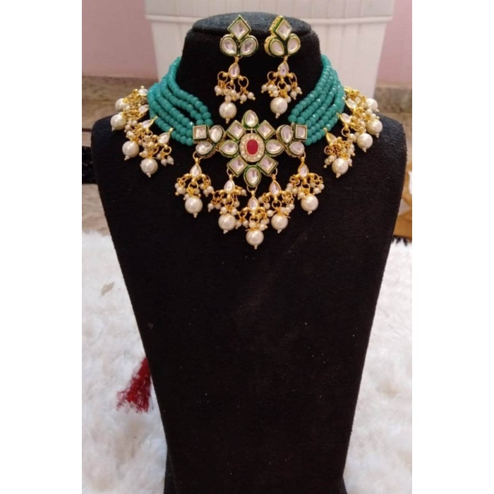 Indian Kundan Choker, Indian Jewelry, Bollywood Jewelry, Pakistani Jewelry, Indian Wedding Necklace, Bridal Choker, Kundan Necklace, Choker | Save 33% - Rajasthan Living 5