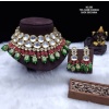 Tanjore Kundan Necklace Set, Simple Kundan Set, Multi Color Kundan Set, Meena Kundan Necklace Set, Indian Kundan Jewellery, Kundan Meena | Save 33% - Rajasthan Living 14