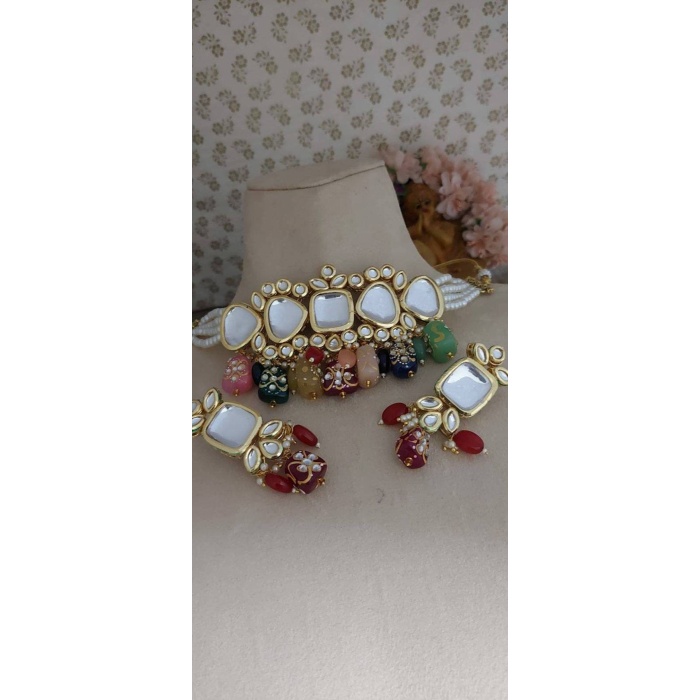 Kundan Necklace, Indian Jewelry, Indian Wedding Jewelry, Ethnic Jewelry Design, Kundan Jewelry Set, Bridal Jewelry Set, Sabyasachi Necklace | Save 33% - Rajasthan Living 8