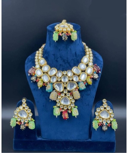 Indian Traditional Kundan Nacklace Jewelry Set, Necklace, Kundan Jewelry | Save 33% - Rajasthan Living