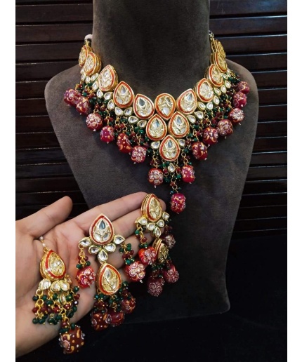 Kundan Necklace,rajsathani Jewelry, Rajwada Haar, Indian Jewelry,sabyasachi Wedding Necklace,kundan Choker, Wedding Setkundan Necklace Combo | Save 33% - Rajasthan Living