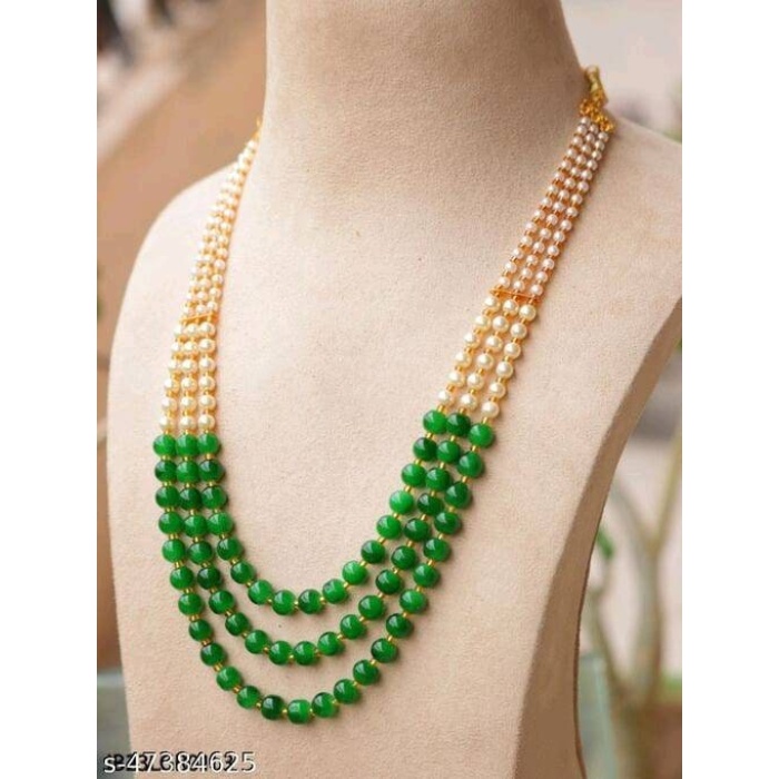 Indian Long Necklace in Matching Stone Beads, Indian Jewellery, Indian Necklace, Indian Choker, New Year Sale, Handmade Necklace Handcrafted | Save 33% - Rajasthan Living 8