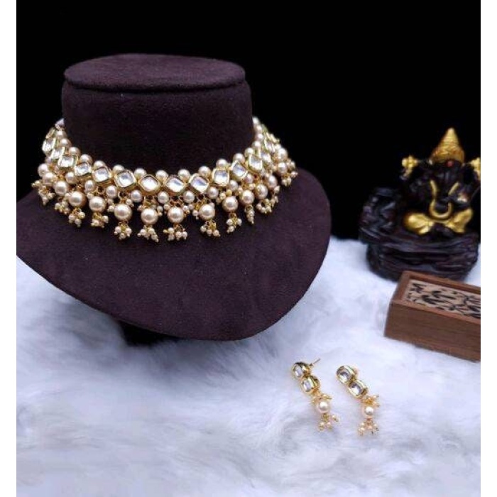 Indian Kundan Choker/ Indian Jewelry/ Indian Necklace/ Indian Choker/ Indian Wedding Necklace Set/ Kundan Choker / New Year Sale / Fashion | Save 33% - Rajasthan Living 6