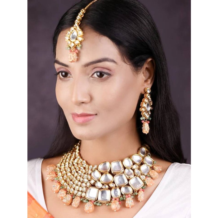 Indian Kundan Choker, Indian Jewelry, Bollywood Jewelry, Pakistani Jewelry, Indian Wedding Necklace, Bridal Choker, Kundan Necklace, Choker | Save 33% - Rajasthan Living 6