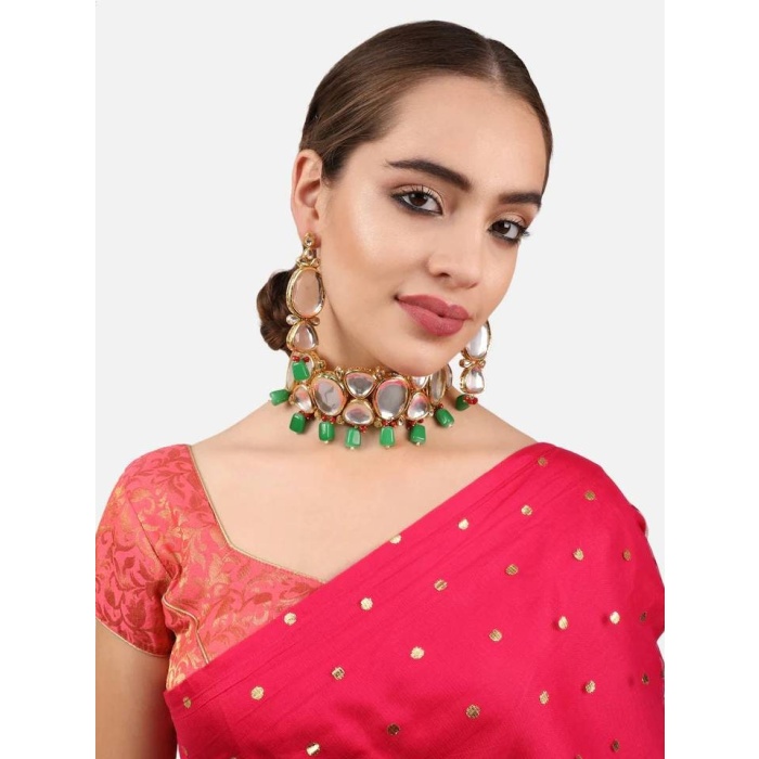 Indian Kundan Choker, Indian Jewelry, Bollywood Jewelry, Pakistani Jewelry, Indian Wedding Necklace, Bridal Choker, Kundan Necklace, Choker | Save 33% - Rajasthan Living 6