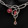 American Diamond Necklace, American Diamond Jewellery, Ruby Touch Necklace, Ad Jewellery, cz Jewellery, Engagement Jewellery With Earrings | Save 33% - Rajasthan Living 10