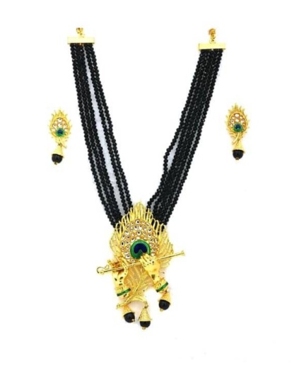 New Long Polki Necklace – Pearl Necklace – Kundan Necklace Set W/earrings – Indian Wedding Bridal Jewelry  Peacock Father Handmade Necklace | Save 33% - Rajasthan Living 3