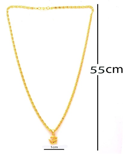 Om Designer Men’s Women’s 14k Gold 5x Layered Stainless Steel Heart Shape Chain Pendant 16″-24″ Inches Warranty Non Rust or Turn Neck Love | Save 33% - Rajasthan Living 3