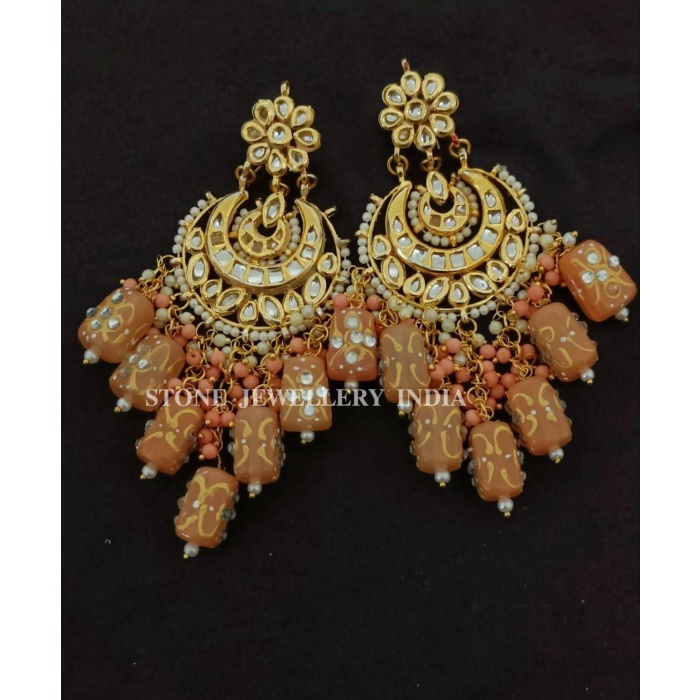 Traditional Earrings/kundan Chandbalis/chandbalis/sabyasachi Earrings/sabyasachi Chandbalis/kundan Earrings/kundan Meena Earrings/indian | Save 33% - Rajasthan Living 9