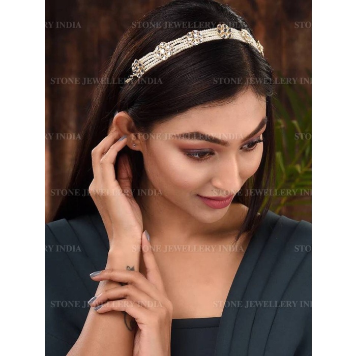 Kundan Head Band/sheesh Phool Tikka/indian Bridal Matha Patti/sheesh Patti/matha Phool/kundan Indian Jewelry/indian Bridal Jewelry/Pakistani | Save 33% - Rajasthan Living 6