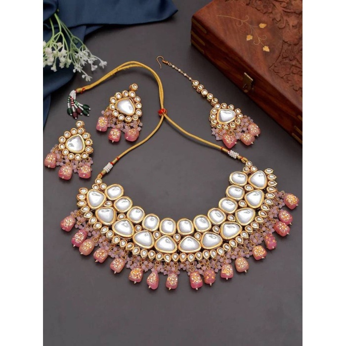 Indian Kundan Choker, Indian Jewelry, Bollywood Jewelry, Pakistani Jewelry, Indian Wedding Necklace, Bridal Choker, Kundan Necklace, Choker | Save 33% - Rajasthan Living 5