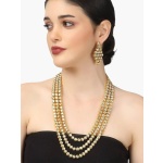 Indian Jewelry, Kundan Long Necklace, Kundan Layered Necklace, Kundan Necklace, Kundan Rani Haar, Kundan Jewelry, Multi Layer Jewellery | Save 33% - Rajasthan Living 10