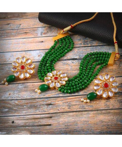 Indian Flower Choker, Indian Jewelry, Bollywood Jewelry, Pakistani Jewelry, Indian Wedding Necklace, Bridal Choker, Kundan Necklace, Choker | Save 33% - Rajasthan Living