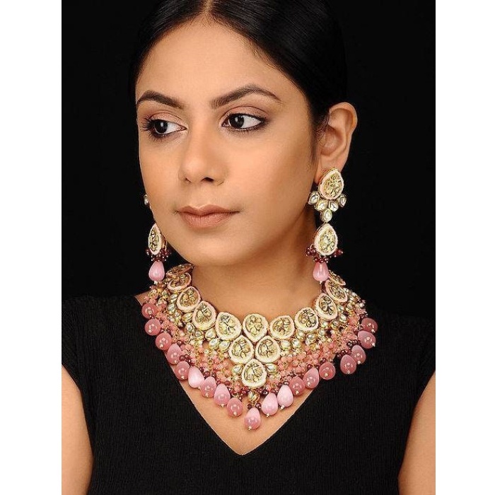 Indian Kundan Choker, Indian Jewelry, Bollywood Jewelry, Pakistani Jewelry, Indian Wedding Necklace, Bridal Choker, Kundan Necklace, Choker | Save 33% - Rajasthan Living 5