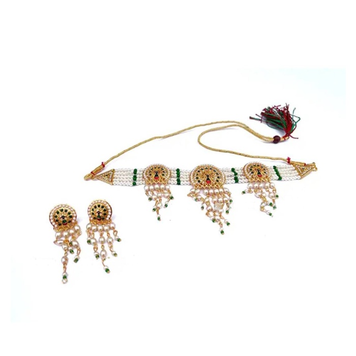 Rajasthani Rajputi Jewelery, Handmade Indian Jewellery, Traditional Jewellery Set, Bollywood Jewelery, Peacock Design | Save 33% - Rajasthan Living 6