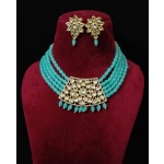 Elegant Kundan Choker Set/pastel Kundan Choker/designer Kundan Choker Set/pastel Color Kundan Set/simple Kundan Set/flower Kundan Set/ Pink | Save 33% - Rajasthan Living 12