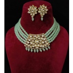 Elegant Kundan Choker Set/pastel Kundan Choker/designer Kundan Choker Set/pastel Color Kundan Set/simple Kundan Set/flower Kundan Set/ Pink | Save 33% - Rajasthan Living 11