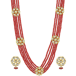 Indian Bollywood Gold Plated Kundan Long Necklace Jewelry Set for Woman and Girls, Awesome Necklace, Party Wear, Light Weight | Save 33% - Rajasthan Living 11