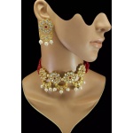 Indian Flower Choker, Indian Jewelry, Bollywood Jewelry, Pakistani Jewelry, Indian Wedding Necklace, Bridal Choker, Kundan Necklace, Choker | Save 33% - Rajasthan Living 11