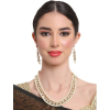 Royal Stunning Kundan Long Necklace Earrings Pearls White Designer Indian Jewelry Handmade Unique on Sale Bridal Wedding Fashion Pakistani | Save 33% - Rajasthan Living 10