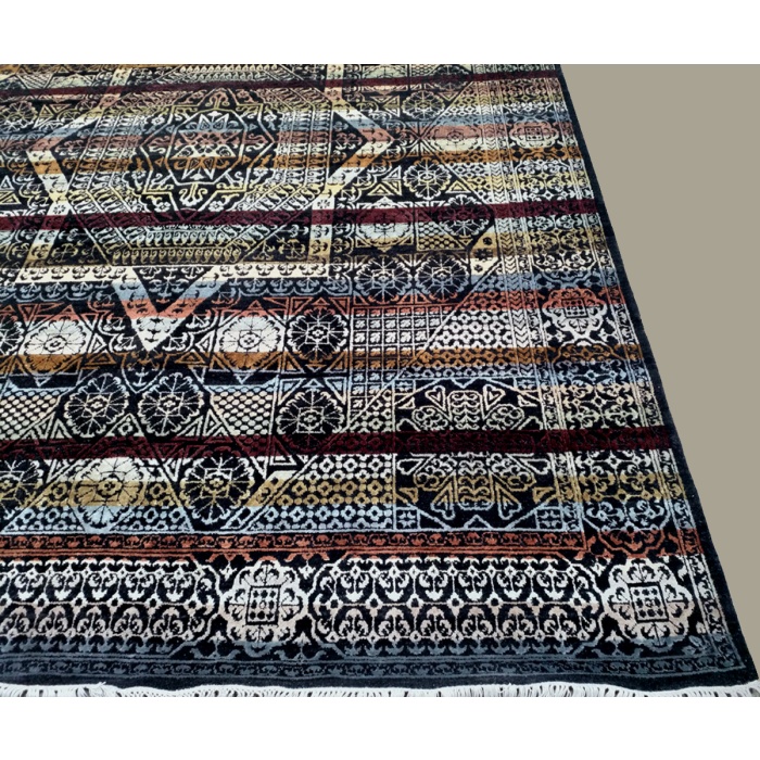 Hand made mamlook design stripe rug | Save 33% - Rajasthan Living 6