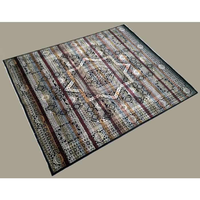 Hand made mamlook design stripe rug | Save 33% - Rajasthan Living 7