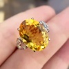 100% Natural Citrine Ring,925 Sterling Sliver,Engagement Ring,Wedding Ring, luxury Ring, soliture Ring,Ovel cut Ring | Save 33% - Rajasthan Living 10