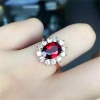 Natural Garnet Ring, 925 Sterling Sliver, Garnet Engagement Ring, Garnet Wedding Ring, Garnet luxury Ring, Ring/Band, Garnet Oval cut Ring | Save 33% - Rajasthan Living 10