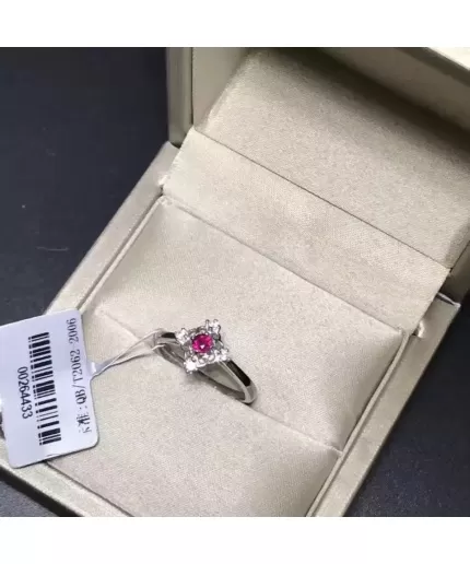 Natural Ruby Ring,925 Sterling Silver,Engagement Ring, Wedding Ring, Luxury Ring, Ring/Band, Round Cut Ring | Save 33% - Rajasthan Living 3