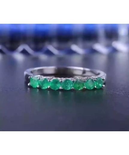 Natural Emerald Woman Ring, 925 Sterling Silver, Emerald Ring, Statement Ring, Engagement and Wedding Ring | Save 33% - Rajasthan Living 3