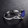 Natural Tanzanite Ring, 18k Solid White Gold Engagement Ring, Wedding Ring, Tanzanite Ring, luxury Ring, soliture Ring, Trillion cut Ring | Save 33% - Rajasthan Living 13