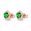 Natural Tsavorite Studs Earrings, 925 Sterling Silver, Tsavorite Studs Earrings, Tsavorite Earring, Luxury Earrings, Round Cut Earrings | Save 33% - Rajasthan Living 12