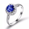 Natural Tanzanite Ring, 18k Solid White Gold Engagement Ring, Wedding Ring, Tanzanite Ring, luxury Ring, soliture Ring, Round cut Ring | Save 33% - Rajasthan Living 10