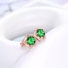 Natural Tsavorite Studs Earrings, 925 Sterling Silver, Tsavorite Studs Earrings, Tsavorite Earring, Luxury Earrings, Round Cut Earrings | Save 33% - Rajasthan Living 14