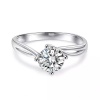 Moissanite Ring, 925 Sterling Silver, 1ct, 2ct, 3ct Moissanite Ring, Engagement Ring, Wedding Ring, Luxury Ring, Ring/Band, Round Cut Ring | Save 33% - Rajasthan Living 12