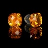 Natural Citrine Studs Earrings, 18k Yellow Gold, Citrine Earrings, Ruby Silver Earrings, Citrine Luxury Earrings, Cushion Cut Stone Earrings | Save 33% - Rajasthan Living 11