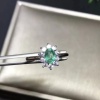 Natural Emerald & Cubic Zirconia Woman Ring, 925 Sterling Silver, Emerald Ring, Statement Ring, Engagement and Wedding Ring | Save 33% - Rajasthan Living 8