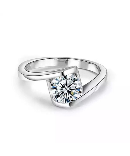 Moissanite Ring, 925 Sterling Silver, 1ct, 2ct, 3ct Moissanite Ring, Engagement Ring, Wedding Ring, Luxury Ring, Ring/Band, Round Cut Ring | Save 33% - Rajasthan Living