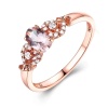 Morganite Ring, 14k Rose Gold Ring, Pink Morganite Ring, Engagement Ring, Wedding Ring, Luxury Ring, Ring/Band, Oval Cut Ring | Save 33% - Rajasthan Living 12