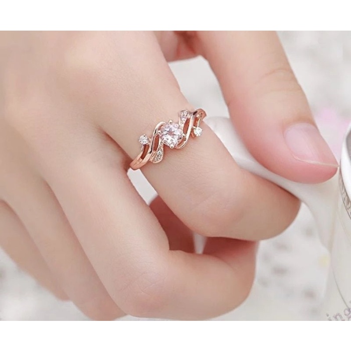 Morganite Ring, 14k Rose Gold Ring, Pink Morganite Ring, Engagement Ring, Wedding Ring, Luxury Ring, Ring/Band, Round Cut Ring | Save 33% - Rajasthan Living 7