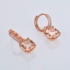 Morganite Drop Earrings, 14k Rose Gold, Morganite Drop Earrings, Morganite Earrings, Earrings, Luxury Earrings, Morganite Cushion Earrings | Save 33% - Rajasthan Living 13