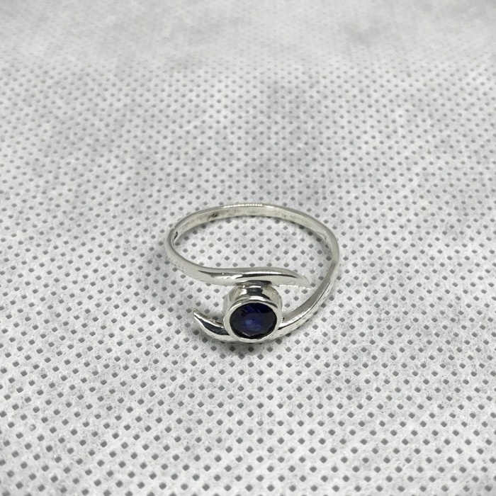 Natural Blue Sapphire Ring, 925 Sterling Sliver, Sapphire Engagement Ring, Wedding Ring, Sapphire luxury Ring, soliture Ring, Round cut Ring | Save 33% - Rajasthan Living 5