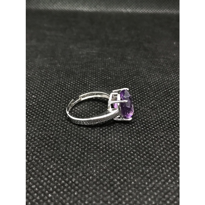 Natural Amethyst Ring, 925 Sterling Silver, Amethyst Engagement Ring, Amethyst Ring, Wedding Ring, Luxury Ring, Ring/Band, Oval Cut Ring | Save 33% - Rajasthan Living 7